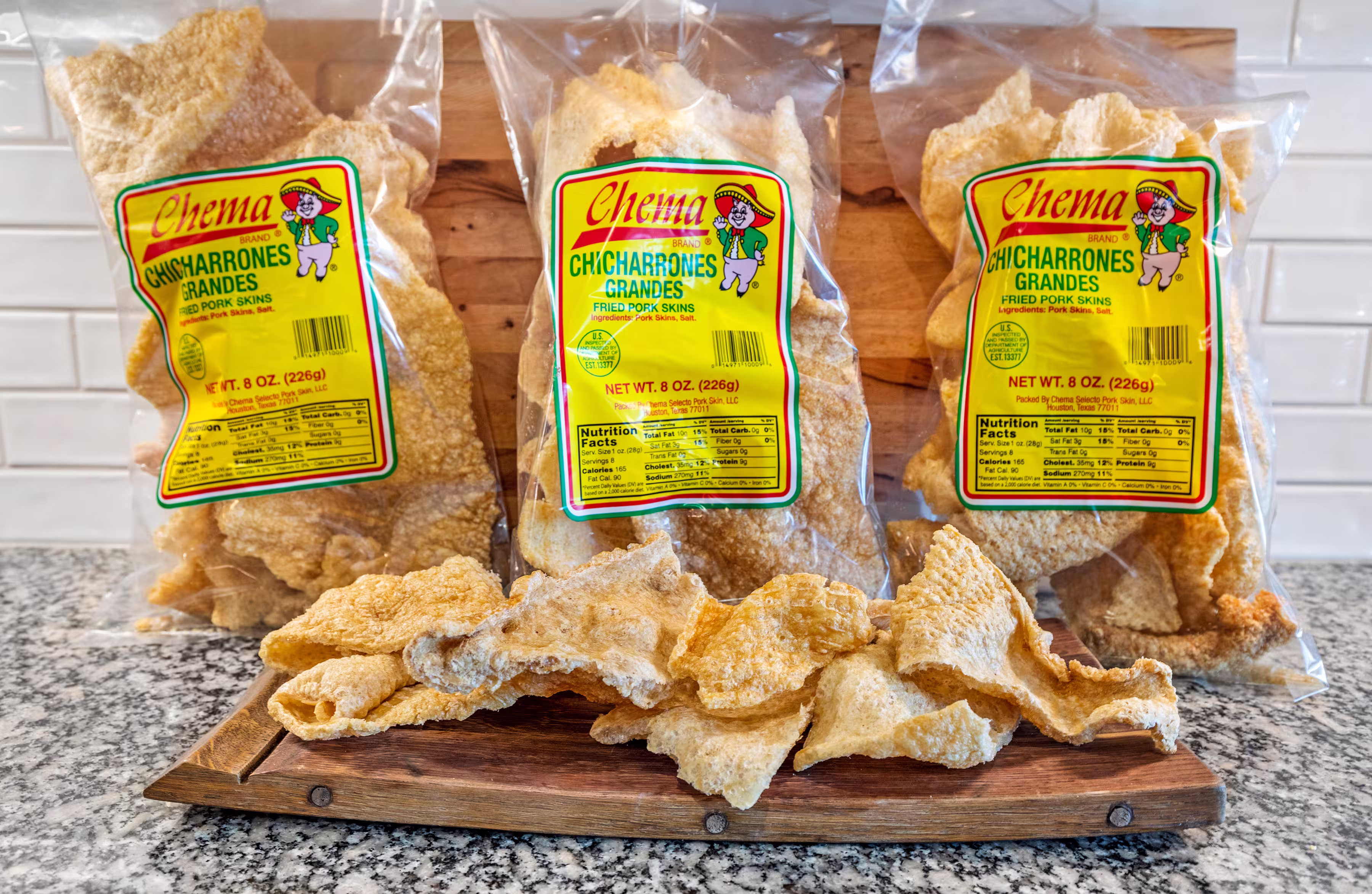 Crispy fried pork skins - Chicharrones